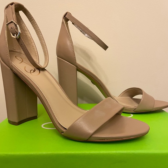 Yaro Block Heel Sandal Sam Edelman Size 9 - Picture 2 of 5